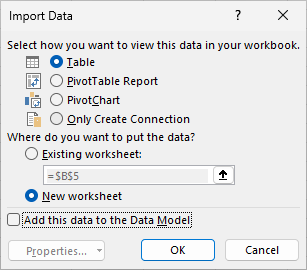 Select loading destination